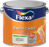 Flexa Easycare Muurverf - Mat - Mengkleur - Crème-wit / RAL 9001 - 2,5 liter