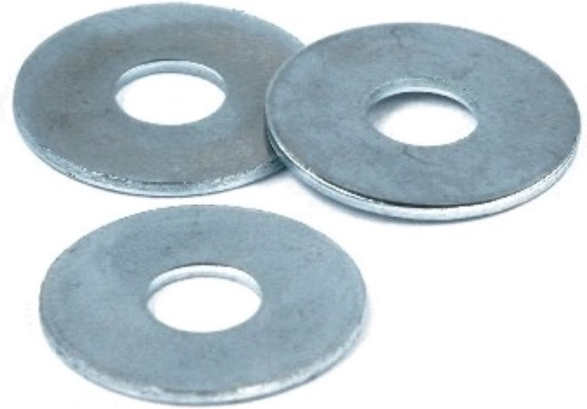 Homefix - Carrosserie-ringen - RVS/A2 - M5 (5,3 x 15,0 x 1,2) - 20 stuks. voor Bouten en Moeren. voor buiten.