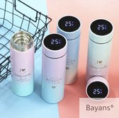 Bayans® - Slimme Thermosfles - Led Tempratuur display - 0.5 Liter - Thermosfles