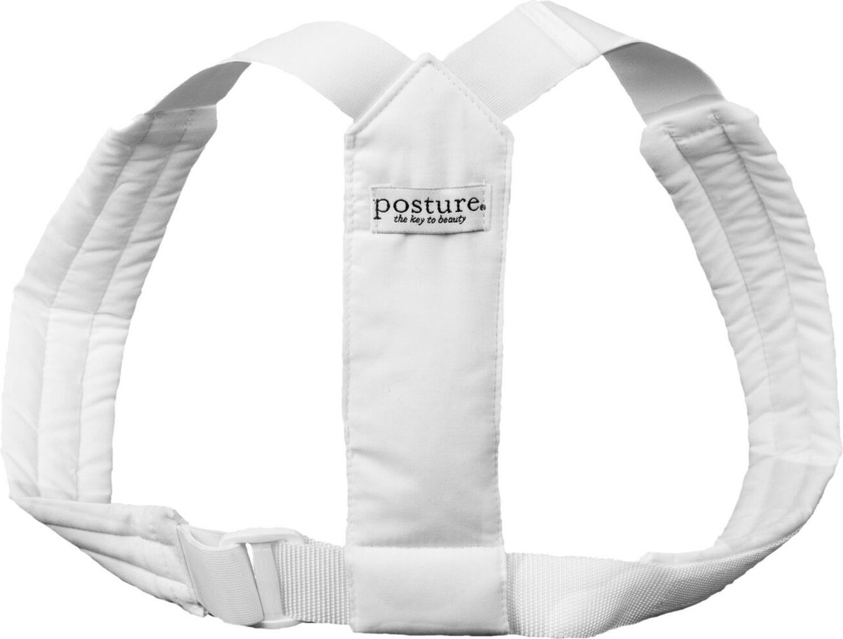 Swedish Posture Flexi Corrector / Houding Correctie Brace - Wit-Maat: L/XL