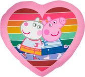 Peppa Pig Kussen Friends Forever Junior 34 X 33 Cm Polyester Roze