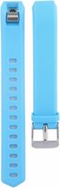 Luxe Siliconen Bandje small voor FitBit Alta – lichtblauw