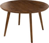 Eettafel | hout | bruin | 120x120x (h)76.5 cm