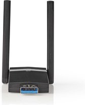 Nedis WSNWA1200BK Netwerkdongle Ac1200 Dual Band Zwart