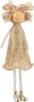 - Meisje | textiel | bruin | 13.5x7.5x (h)47.5 cm