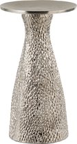Kaarshouder | stainless steal | zilver | 12x12x (h)21.5 cm