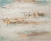 Schilderij | canvas | blauw - wit | 120x5x (h)150 cm