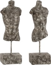 Ster - Buste | polyester | grijs | 9.5x8x (h)31.5 cm