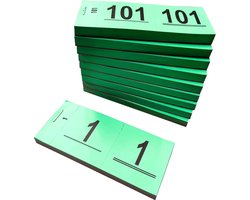 DULA Garderobenummers - Nummerblocks - Lootjes - Groen