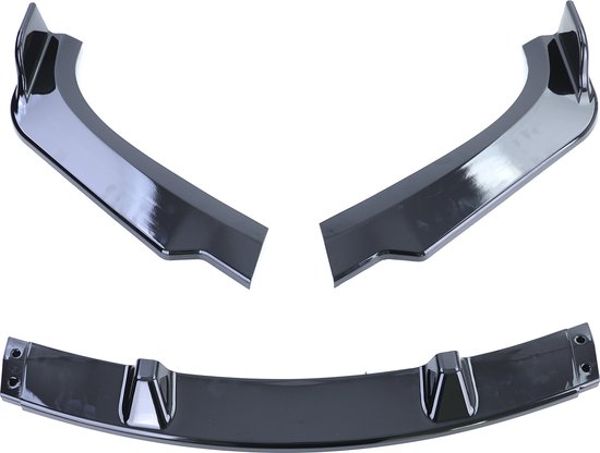 BMW Série 3 E90 E91 LCI Spoiler Spoiler Avant Splitter Maxton Look Zwart Brillant 320 325 330 335 M3
