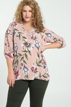 Paprika Dames Hemd in viscose met lovertjes - Outdoorblouse - Maat 44