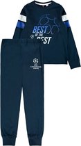 Name it jongens pyjama - Voetbal - Champions league - 116 - Blauw