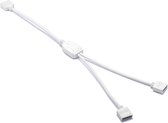 Câble répartiteur de connecteur femelle RGBW 1 à 2 voies 5 broches 10 mm