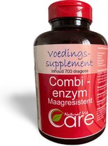 Natural Care Vit Combi-enzym - Maagresistent - Combi enzym - Enzym - Voedingssupplement - 700 dragees