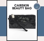 CAIRSKIN Make-up Brush Etui - Black Etui Black Label - Small Etui Penselen - Zwart Opbergtasje voor Makeup Kwasten - Toilet tasje - Beauty Bag