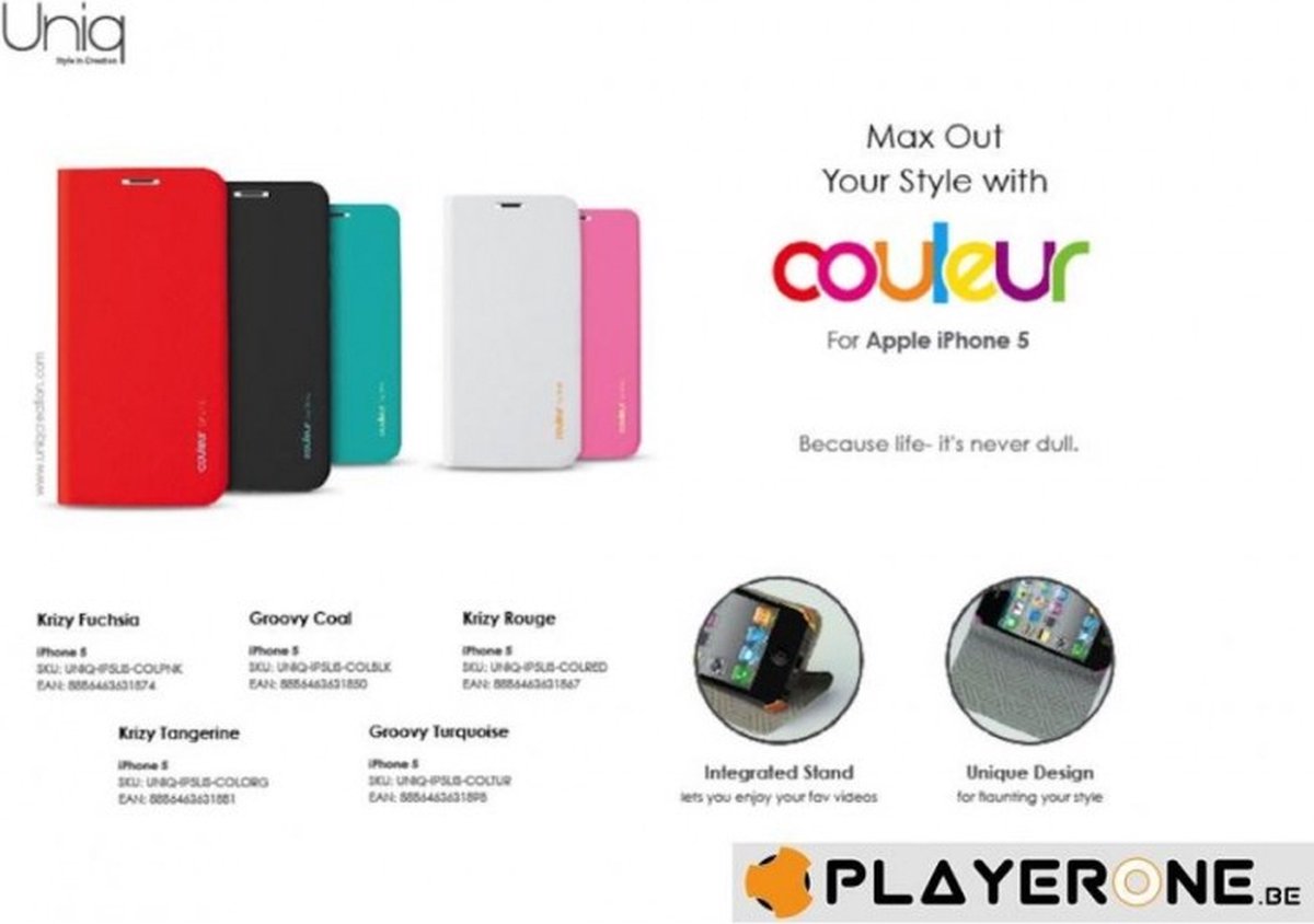 Uniq - Couleur voor Apple iPhone 5 - Krizy Fuchsia - Roze