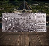 JURASSIC WORLD - Mosasaurus - Silver Plated Collector Ticket