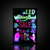 LED Verlicht Knipperend Schrijfbord met Afstandsbediening 40 x 30 cm