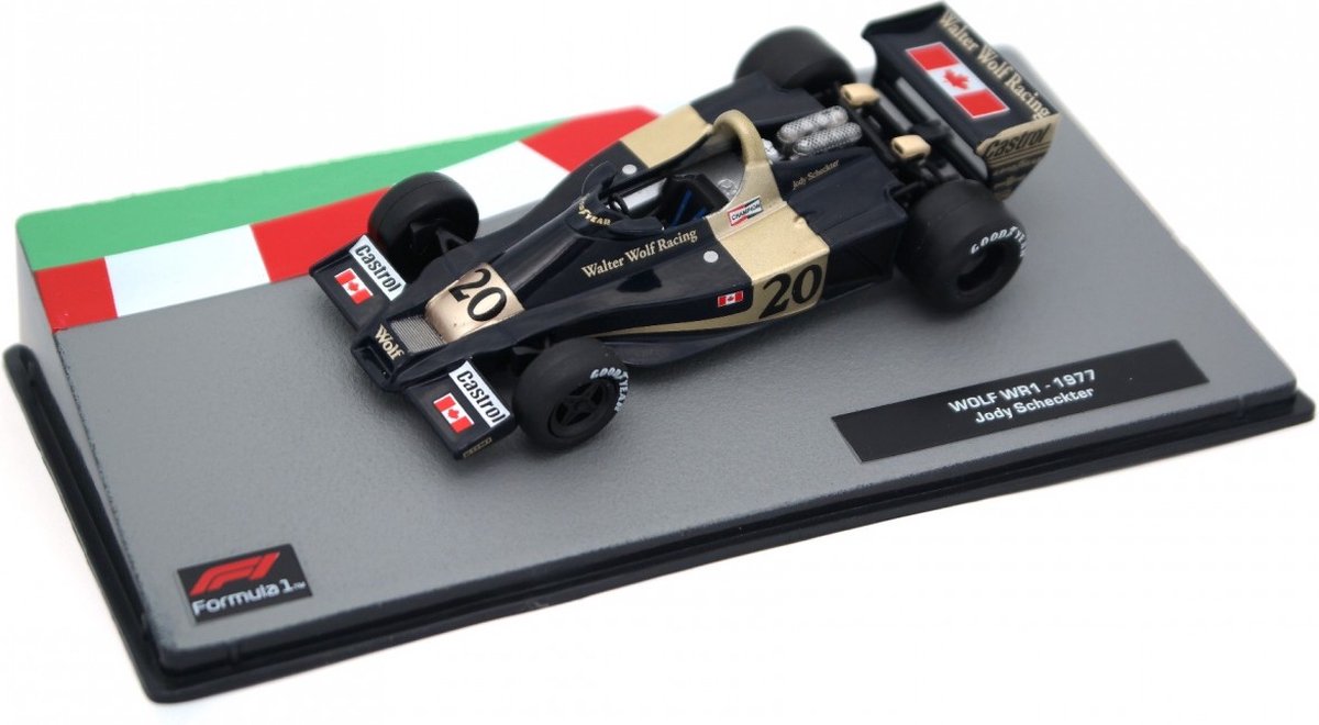 Altaya Formule 1 miniatuur - Wolf WR 1 1977 J. Scheckter - Schaal 1:43