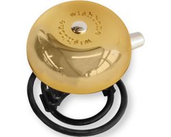 Wishbone fietsbel goud