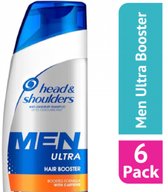 Head & Shoulders Shampoo Men - Hair Booster - Voordeelverpakking  6 x 400 ml