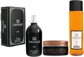 Amoeri Dark Parfum Voor Heren Cadeau Voor Man Geur Heren Geschenksets Geschenkset Voor Mannen Eu De Parfum Shampoo
