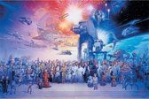 Star Wars poster Universe - collage - Darth Vader - Luke Skywalker - Yoda - 61 x 91.5 cm