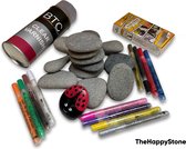Starterspakket Happy Stones Maken! | stenen schilderen - Happy stone | Happy Stone Pakket happystone maken | happystones