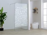 Shower & Design Wand voor inloopdouche LAURA van gezeefdrukt glas - 120x190 cm L 120 cm x H 190 cm x D 0.6 cm
