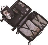 7 Delige Packing Cubes set - Luxe Koffer Organizer - Zwart