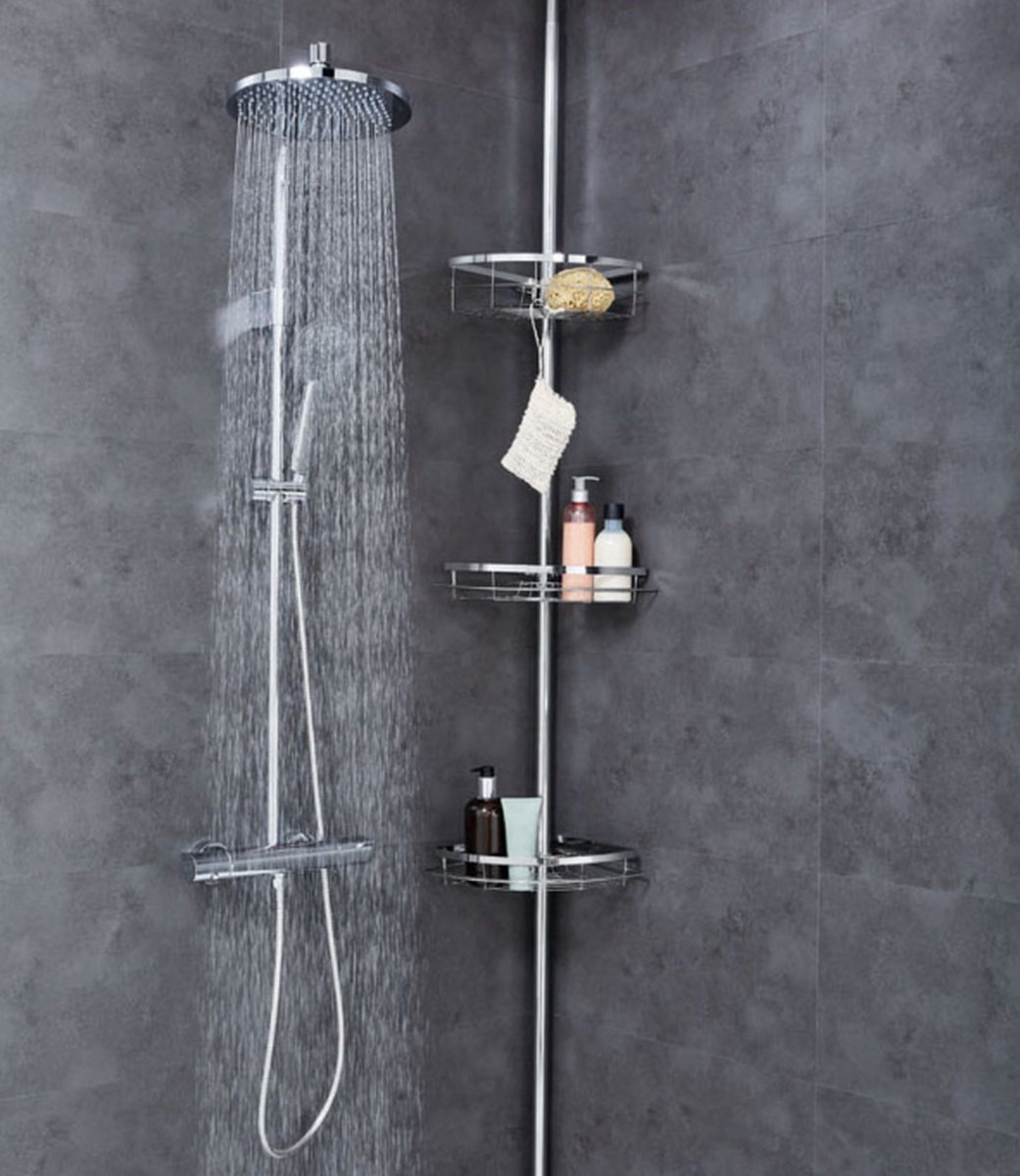 Wenko 20349100 étagère télescopique avec miroir premium pas cher