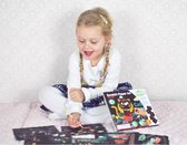 WOOPIE ART & FUN Creatieve kraslotenset voor kinderen 7 stuks.