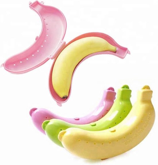 Bananen bewaardoos – Bananen Beschermer – Vershoudbakjes - Bananen Box –  Bananen... | bol.com