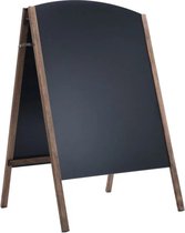 meubelexpert - Houten leisteen ladeplank vloerplank krijtbord schildersezel 60 * 6 * 101 cm