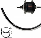 Kgs achterwiel 28inch (622) stratos zw/zilv nexus 8 di2 vrijloop/rolbr