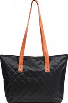 Dames - Schoudertas - Handtas - Bag - Shopper - Canvas - boodschappentas - Tote - Zwart