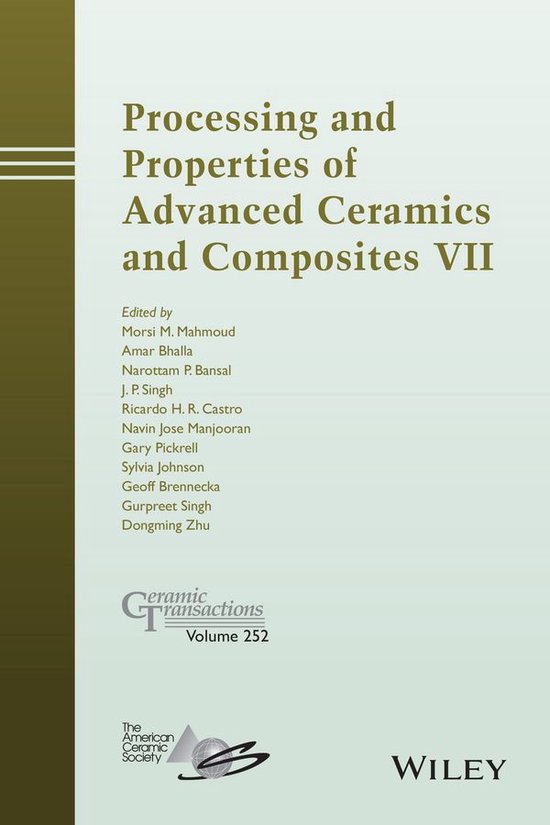 Ceramic Transactions Series 252 Processing and Properties of Advanced Ceramics and... bol