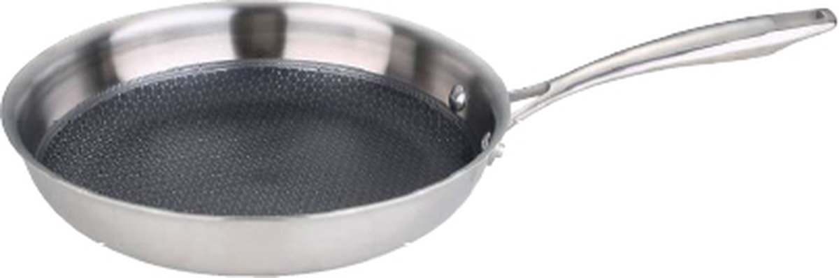 Masterpro Hi Tech Bakpan Ø20x4,2cm Roestvrij Staal Honingraat - Koken - Bakken - Alle warmtebronnen - Anti Kleeflaag