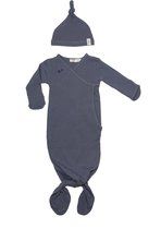 Snoozebaby nouveau-né cocon / gigoteuse - 0-3 mois avec bonnet en Blue Nights