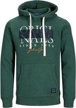 Jack & Jones Jack&Jones Blocks Sweat Hood Trekking Green GROEN M