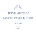 Travelling in China - Travel Guide of Famous Caves in China