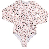 Swim Essentials UV Badpak Meisjes - Lange mouwen - Kaki Panterprint - Maat 86/92