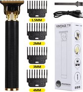 ZORIX® -Tondeuse Mannen Goud - 2020 Nieuwste Model - Draadloze Haartrimmer - Gouden Trimmer - Geschikt Voor Hoofdhaar/Baardhaar - Trimmer Draadloos - Haarclipper - Scheerapparaat - Goud - Inc