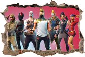 Muursticker Fortnite - Kinderkamer - Jongenskamer - Muurdecoratie - Wandsticker - Sticker Voor Kinderen 45×60CM 2