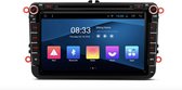 RNS 510 pasvorm 8 inch navigatie met ingebouwde 4G Module Android 10