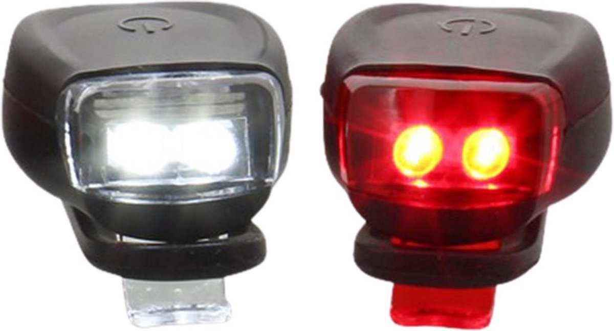 In Round Fietsverlichting Deluxe – LED Fietslampjes Wit en Rood