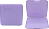 Beschermhoes Mondkapje - Pastel paars - 13 x 13 Centimeter - Veilig, fashionable en Hygiënisch - Beschermkoker