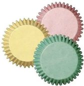 Wilton - Mini Cupcakevormpjes - Pastel - pk/100