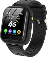 Smartwatch-Trends T16 - 4G Smartwatch Kinderen - GPS Tracker - Videobellen - WIFI - Zwart