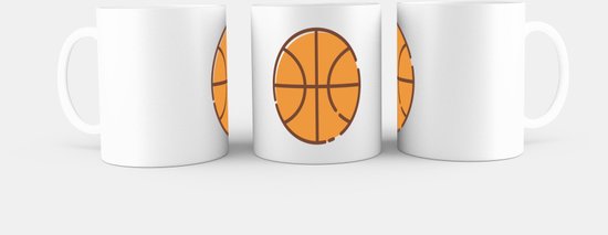 Akyol - Basketbal mok Mok met opdruk - basketbal - basketballer - de echte basketbal liefhebber - 350 ML inhoud